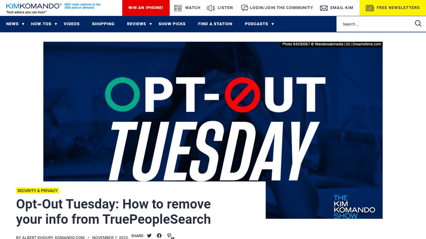 Opt-Out Tuesday: How to remove your info from TruePeopleSearch